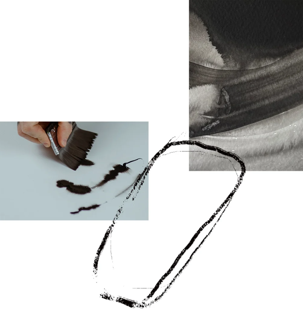 the design process behind an abstract tattoo by Agnes Hayden.